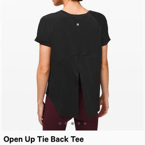 Lululemon Open up tie back tee